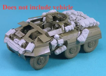 1:35 Ölçekli Reçine döküm Zırhlı Araç Tankı Araba Parçaları Modifikasyonu İçermez Boyasız Tankı Modeli