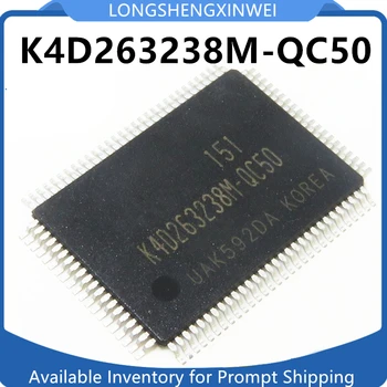 1 ADET Orijinal K4D263238M-QC50 Ultra ince Bellek Flaş Çip QFP100 K4D263238M