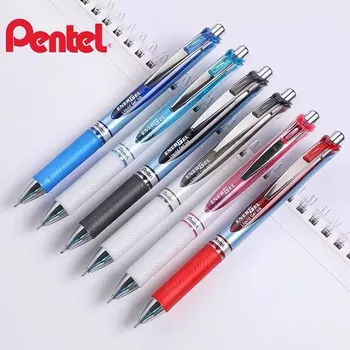 1 adet Pentel BLN75 EnerGel Serisi 0.5 mm Çabuk kuruyan Mürekkep Jel Kalemler İğne Noktası Basın Tipi Nötr Kalem Pürüzsüz Okul Malzemeleri