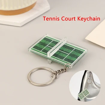 1 ADET Tenis Anahtarlık Hatıra Mini Tenis Kolye Stereoskopik tenis masası Üç Boyutlu Acrylicper Kişilik Anahtarlık