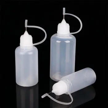 1 adet5/10/ 20/30/50ml Boş Damlalıklı Plastik Şişeler İğne Ucu Sıkılabilir Sıvı Şişe E-sıvı Boş Şişe