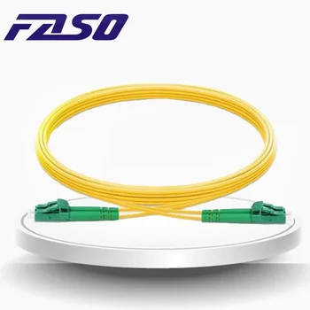 1 m LC APC-LC APC 3 M Tek Modlu Dubleks fiber optik yama kablosu Kablosu G652D 2.0 mm veya 3.0 mm FTTH fiber optik bağlantı kablosu