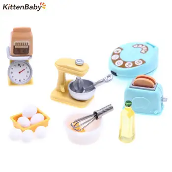 1 Takım Bebek Evi Mini Simülasyon Mutfak Pişirme Modeli Minyatür Gıda Oyun Sahne Mutfak Tencere Aksesuarları Oyuncaklar