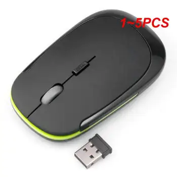 1 ~ 5 ADET Ultra-ince Fare 2.4 Ghz Mini Kablosuz Optik Gaming Mouse Fare ve USB Alıcı kablosuz bilgisayar faresi PC Laptop İçin 3500