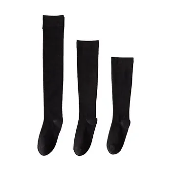 1 çift Buzağı Çorap kadın Basınçlı Soba Borusu Çorap Zayıflama Pamuk Çorap Siyah Stil Bayanlar Uzun Çorap
