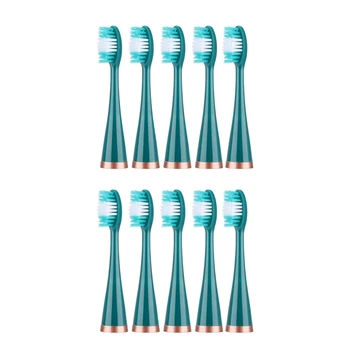 10 ADET Elektrikli Diş Fırçası Kafaları Yedek Fırça Başkanları Elektrikli Diş Fırçası Beyazlatma Diş Fırçası