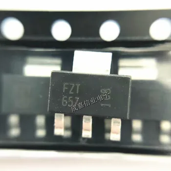 10 adet / grup FZT657TA SOT-223-4 İŞARETLEME; FZT657 Trans GP BJT NPN 300 V 0.5 A 3000 mw 4-Pin(3+Tab) çalışma Sıcaklığı: -55 C - + 150 C
