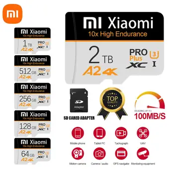 100 % Orijinal Xiaomi Mikro TF SD Kart 1TB 2TB 4k Yüksek Hızlı SD Hafıza Kartı Flash Kart Hediye Telefon PC için Kamera Nintendo Anahtarı