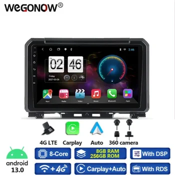 1280 * 720 360 Kamera Carplay 8GB + 256GB Android 13.0 araç DVD oynatıcı Oynatıcı GPS WİFİ Bluetooth RDS Radyo Suzuki Jimny İçin JB64 2018 -2020