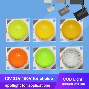 12V 32V 150V kalıplama üst Lens Flip COB LED çip Spot ışık projektör parçası