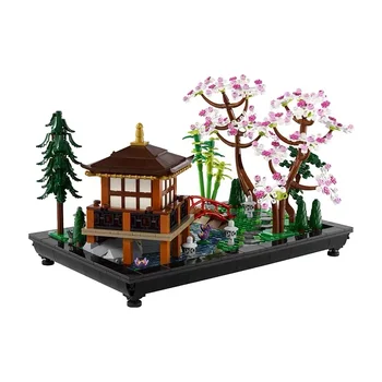 1363 Adet Simgeler 10315 Sakin Bahçe Yaratıcı Yapı Seti Japon Streetview Zen Bahçeleri Dıy Arkadaşlar tuğla Oyuncaklar Çocuklar için