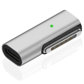 140W 90 Derece USB C'den Manyetik 3 Şarj Adaptörüne Pro 2023 için Uyumlu (M2, 14/16 inç), Hava için