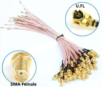 15 cm U. FL IPEX / IPX SMA pigtail bağlayıcı anten RF-SMA dişi WIFI GSM GPS RG178 kablosu Q2687RD Q2686RD Q2687 Q2686