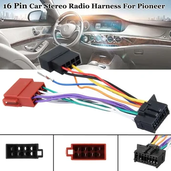 16Pin Araba Stereo Radyo Çalar ISO Kablo Demeti Konnektörü Pioneer 2003-on