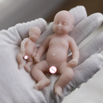 2 ADET Sevimli Moda Çocuklar Silikon Bebek Yumuşak Tüm Çocuk Aşk Oyuncaklar Mini Bebek Bebek Kızlar Kadınlar İçin Yeniden Doğmuş Bebes Bebek Pops Anti-Stres