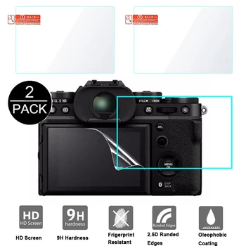 2 ADET Temperli Cam Fujifilm X-T5 XT5 Aynasız kamera ekran koruyucusu koruyucu film HD Temizle Anti-scratch Kapak Cam