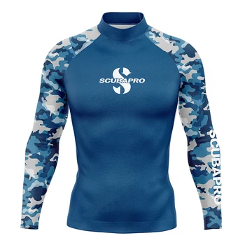 2024 Yüzme T-shirt Mayo Plaj UV Koruma Döküntü Guard Dalış Mayo Uzun Kollu sörf kıyafeti sörf Kıyafetleri Rashguard