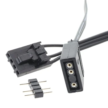 25CM PVC Hattı Corsaır RGB Standart ARGB 4Pin 5V 4in Adaptör Konnektörü U4LD