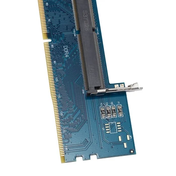 2X Dizüstü DDR4 SO-DIMM Masaüstü DIMM ram bellek Konnektör Adaptörü masaüstü bilgisayar Hafıza Kartları Dönüştürücü Adaptör