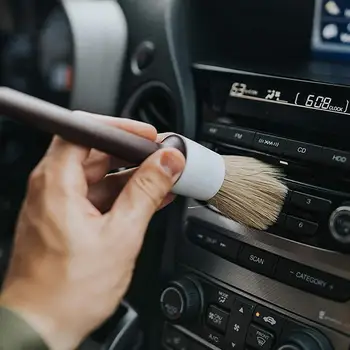3 adet Detaylandırma Fırça Seti Araba Fırçaları Araç Detaylandırma Fırçası Otomatik Temizleme Detay Fırça Seti Temizlik İçin İç, Dış