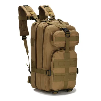 30L Askeri Taktik Sırt Çantası Seyahat Spor Kamuflaj Çantası Açık Tırmanma Avcılık Sırt Çantası Balıkçılık Yürüyüş Ordu 3 P paket çantası