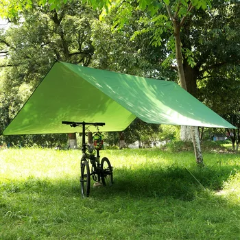3x3m Tente Su Geçirmez Tarp Çadır Gölge Ultralight Bahçe Gölgelik Güneşlik Açık Kamp Hamak Yağmur Sinek Plaj Güneş Barınak