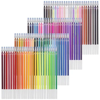 48 Renkler 05mm jel mürekkep kalemi Yedekler Glitter Neon Seti Zanaat Çizim Boyama Boyama Kitapları Hediye