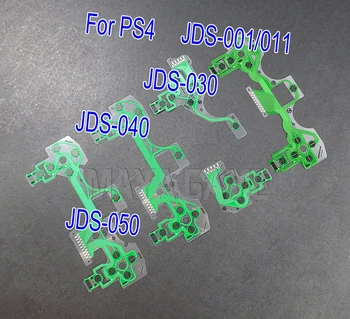 50 ADET JDS 001 030 040 050 Yedek Düğme Şerit devre için PS4 Denetleyici Yeşil İletken Film Tuş Takımı flex Kablo PCB