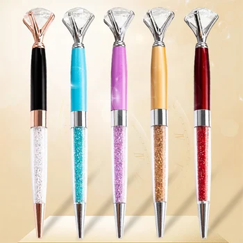 50 ADET Tükenmez Kalemler Kristal Tükenmez Kalemler Ballpen Renk Kız Kalemler Okul Kırtasiye Ofis Malzemeleri