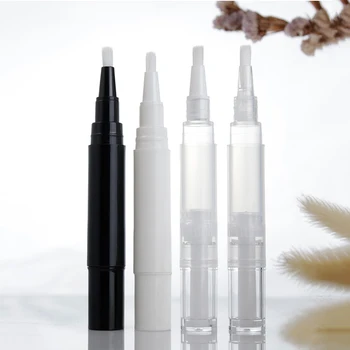 5ML Boş bükümlü kalem Fırça ile Doldurulabilir Şişe Kozmetik Konteyner Oje Tüpü Balsamı oje Maskara Yağlar Araçları
