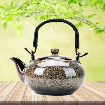 700ML seramik demlik Ev Kolu Pot Çay Odası Aksesuarları Fırın Değişimi demlik Çay Demleme İçin Kupa Güzellik Sağlık çay seti