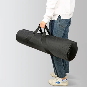80-120cm Çanta Taşıma saklama kutusu Yastıklı Kamera Monopod Tripod Taşıma Çantası mikrofon ışığı Tripod Çantası Monopod Çanta Su Geçirmez