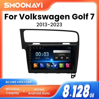 8GB 128GB AI Ses Kontrolü Kablosuz CarPlay Android 12 Araba Multimedya Radyo VW Golf 7 İçin 2013-2017 IPS Wıfı GPS Autoradio DSP