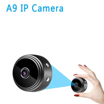 A9 1080 P HD Kablosuz WİFİ Mini Kamera Akıllı APP Ev Gözetim Kamera Ağ Gözetim
