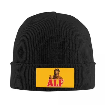 ALF Alien Yaşam Formu Kaput Şapka Örgü Şapka Erkekler Kadınlar Serin Unisex Yetişkin Bilim Kurgu TV Gösterisi Kış Sıcak Kasketleri Kap