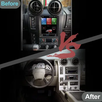 Android 13 Hummer H2 2004-2009 Araba Radyo Otomatik Navigasyon GPS Stereo Video Oynatıcı DVD Multimedya Autoradio 4G WIFI DSP