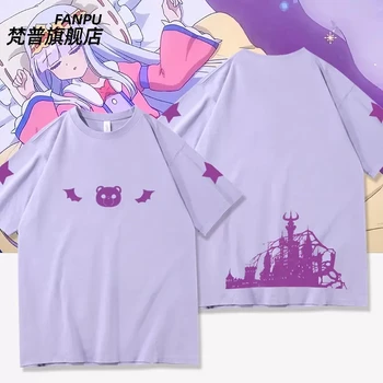 Anime Uykulu Prenses Şeytan Kale Syalis Temalar yazlık t-shirt günlük kıyafetler Kısa Kollu Üst Cosplay Kostüm Nötr