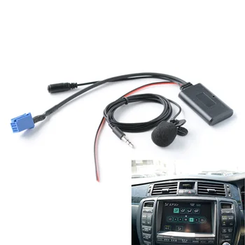 Araba Bluetooth 5.0 Aux Kablosu Mikrofon Handsfree Cep Telefonu Ücretsiz Arama Adaptörü Toyota Crown Lexus için GRS182