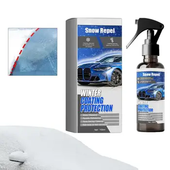 Araba Deicer Sprey 100ml Cam buz Çözücü oto ön camı yıkama sıvısı Sürüş Görünürlüğünü Artırır Önler Tehlikeli Yeniden Dondurma