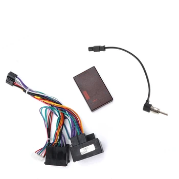 Araba Güç Kablosu Ses Kablo Demeti Adaptörü ile Canbus Box için Yedek F30/F10/X5/E46/E39 / E53
