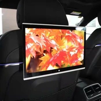 Araç elektroniği Akıllı Android Multimedya Video Arka Koltuk Eğlence Sistemi İçin Audi Q7 Kafalık Monitör İle 13.3 İnç