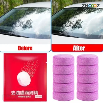 Araç ön camı Temizleyici Efervesan Tabletler Evrensel Otomobil Cam Katı Temizlik Maddesi Silecek Yağ Filmi Kaldırmak Araba Aksesuarları