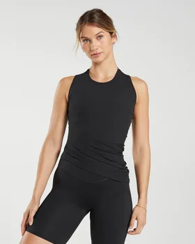 Asimetrik Tasarım yoga kıyafeti Katı Tek Parça fitness şortu seti Dikişsiz Egzersiz Spor Seti Kadınlar Elastik Push Up Spor 2024