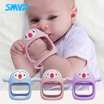 Asla Damla Silikon diş çıkartma oyuncakları Bebekler için, Bebek El Diş Kaşıyıcı Emzik Emzirme Bebekler, Dişlikleri Oyuncak Yeni Doğan