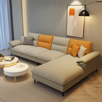Avrupa Oturma Odası Kanepe Sandalye Benzersiz Modern Tembel Kat Otel Kesit Kanepe Okuma Salonu Tasarımcı Divano Mobilya Kanepe