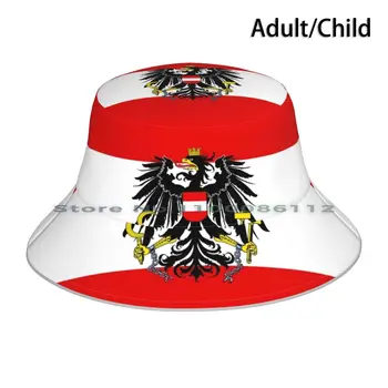 Avusturya Devlet Flag-Flag0044 Kova Şapka güneşlikli kep Avusturya Devlet Avrupa Viyana Salzburg Innsbruck Hapsburg Mozart Kayak Afiş