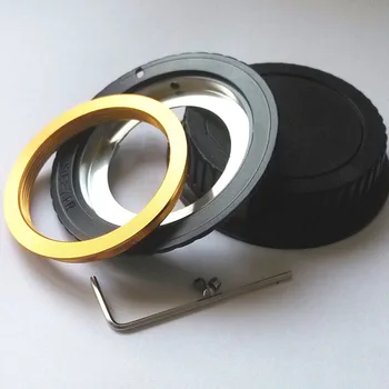Ayarlanabilir M42 canon lensi EOS EF lens adaptörü 650d 600d 1100d 7d 350d 6d KAPAĞI Lens Adaptörü Bağlantı Halkası Aksesuarları