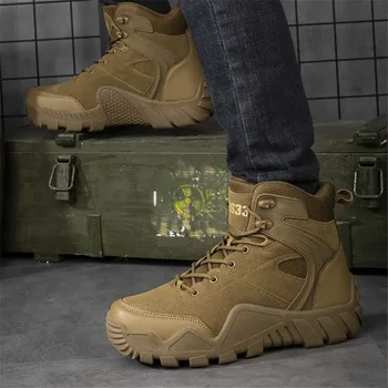 Açı 43-44 ayakkabı erkekler için askeri adam taktik ayakkabı yürüyüş ve yürüyüş ayakkabıları sneakers spor üst sınıf yeni stil gofret YDX1