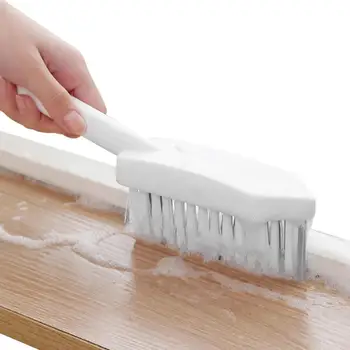 Banyo Scrubber Fırça Temizleme Fırçası Konfor Kavrama ve Esnek Sert Kıllar Üçgen Kafa Ağır Zemin Fırçalayın V şeklinde