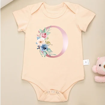 Bebek Yenidoğan Romper Yürümeye Başlayan Bebek Komik Moda Tulum Kıyafet Kısa Kollu 0-24M Yaz Haki Kazak Yenidoğan Giysileri